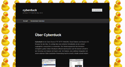 Desktop Screenshot of cyberduck.de